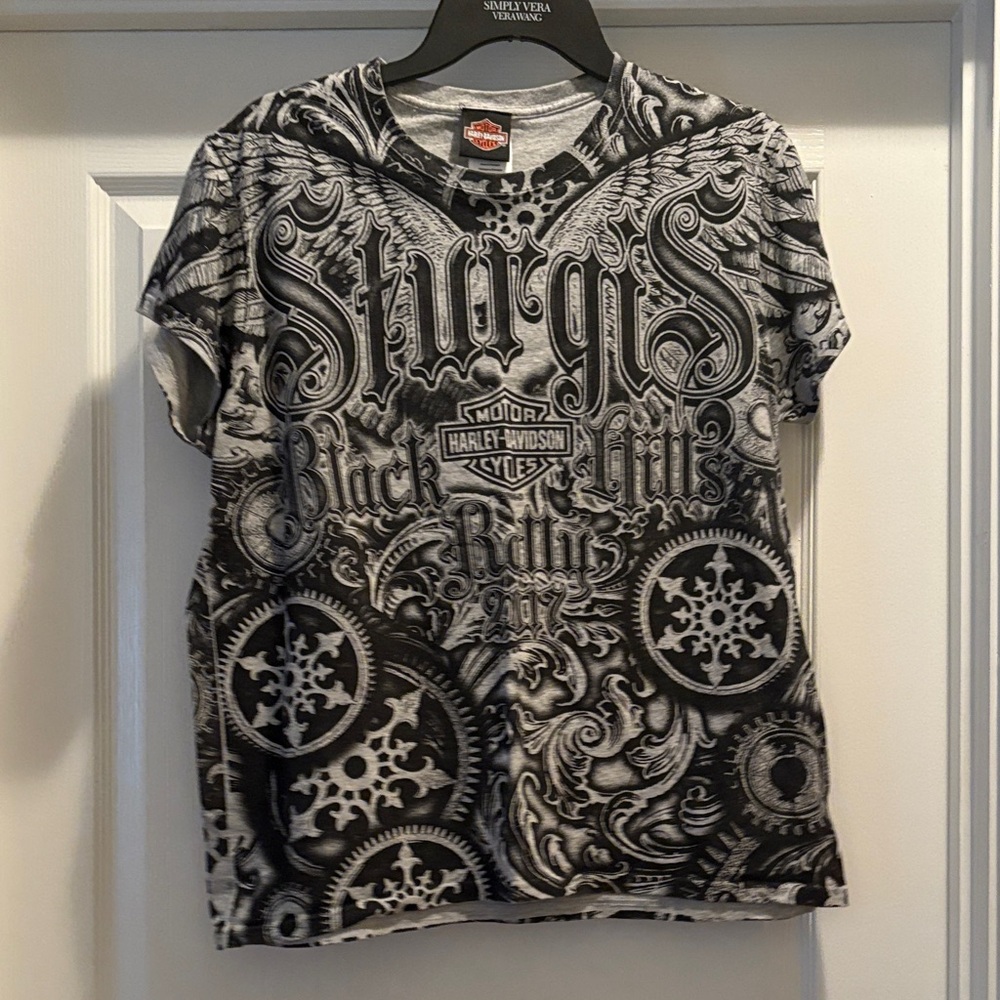Harley-Davidson Kids Black and White Sturgis Tee
